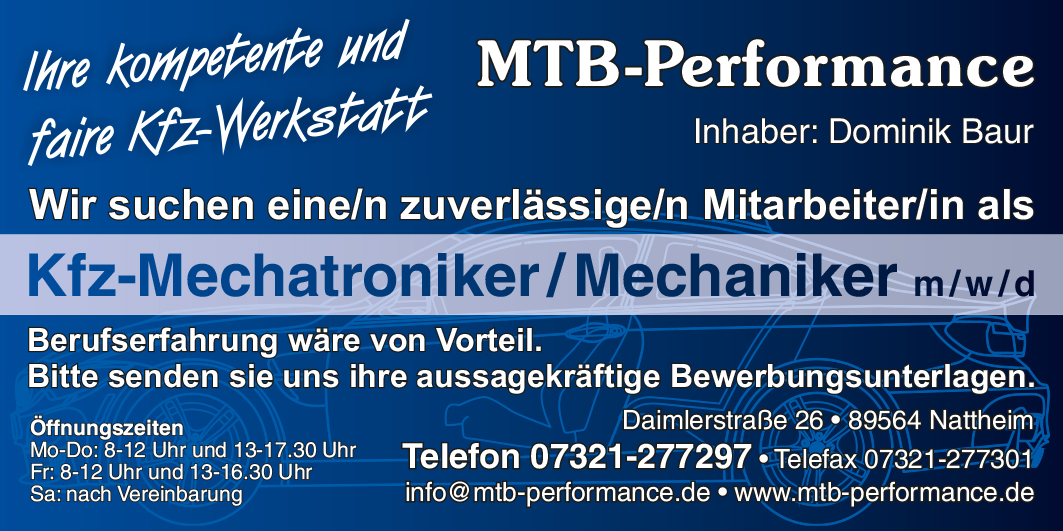 Aktuelles: Stellenanzeige